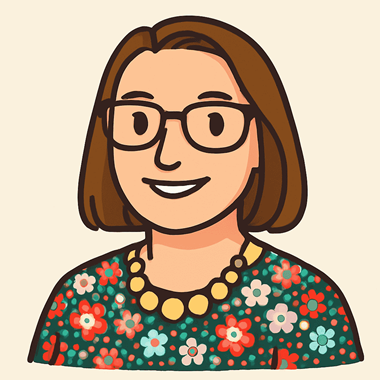 Smiling tutor illustration waving